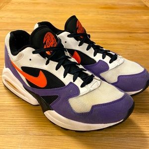 Vintage Nike Air Tailwind 92 Mens 9.5 2009 Purple Orange Sneaker Shoe